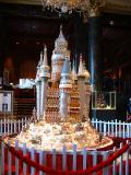 The Gingerbread and Candy Castle, foyer of St. Francis Historic Hotel in San Francisco