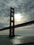 The San Francisco Golden Gate bridge