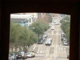 Looking through a cable-car, San Francisco