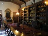 The dining room, with custom crockery, Scotty's Castle, Death Valley National Park