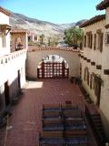 A view of the courtyard and beyond, Scotty's Castle, Death Valley National Park