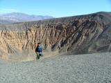 Rob and Ubehebe crater, Death Valley National Park Rob and Ubehebe crater, Death Valley National Park