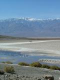 Telescope Peak and reflections, Badwater, Death Valley National Park