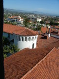 View from the Courthouse Roof, Santa Barbara, California