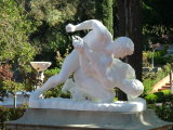 One of the many statues on the grounds of Hearst Castle, San Simeon, California