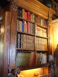The Library in Casa Grande, Hearst Castle, San Simeon, California