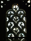 Ornate screens in a tower room, Casa Grande, Hearst Castle, San Simeon, California
