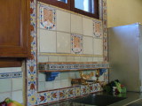 Ornate tap fixtures, The Kitchen, Casa Grande, Hearst Castle, San Simeon, California