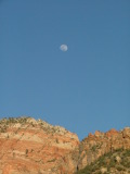 Rising Moon, outside Zion National Park, Utah Rising Moon, outside Zion National Park, Utah
