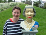 Jo and The Queen, Hall of Fame, Legoland, Carlsbad, California