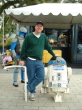 Stewart and R2D2, Legoland, Carlsbad, California