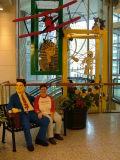 Jo outside the Lego Store, North Bridge Shopping Center, Chicago