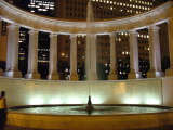 Fountain in Millenium Park at night, Chicago Fountain in Millenium Park at night, Chicago