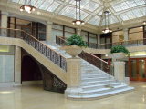 The lobby of the Rookery Building, redesigned by Frank Lloyd Wright, Chicago