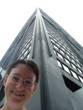 Jo and the John Hancock building, Chicago Jo and the John Hancock building, Chicago