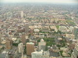 View from the John Hancock building, Chicago