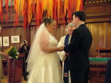 Exchanging vows and rings, the Wedding! Launceston, Tasmania