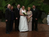 Janet & Peter with their parents, the Wedding! Launceston, Tasmania