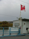 Bleriot Ferry, Dinosaur Trail, Drumheller, Alberta, Canada