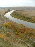 Red Deer River, Dinosaur Trail, Drumheller, Alberta, Canada