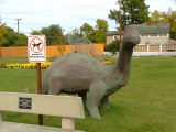 Dinosaurs around Drumheller, Alberta, Canada