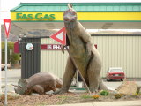Dinosaurs around Drumheller, Alberta, Canada